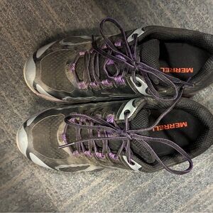 Merrell Women's Black and Purple Running Shoes
